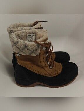 Sorel Whistler Mid Boot Women’s Size 9 Waterproof Winter Snow Boots Brown/Black